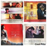 GROUP OF 4 CINEMA QUAD POSTERS 1990s