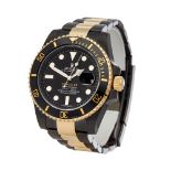 Rolex Submariner Hercules Custom Gold/DLC 40mm Dlc Coated Stainless Steel & 18K Yellow Gold -