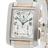 Cartier Tank Francaise Chronoreflex 28mm Stainless Steel & 18K Yellow Gold - 2303 or W51004Q4