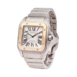 Cartier Santos 100 XL Stainless Steel & 18K Yellow Gold - 2656