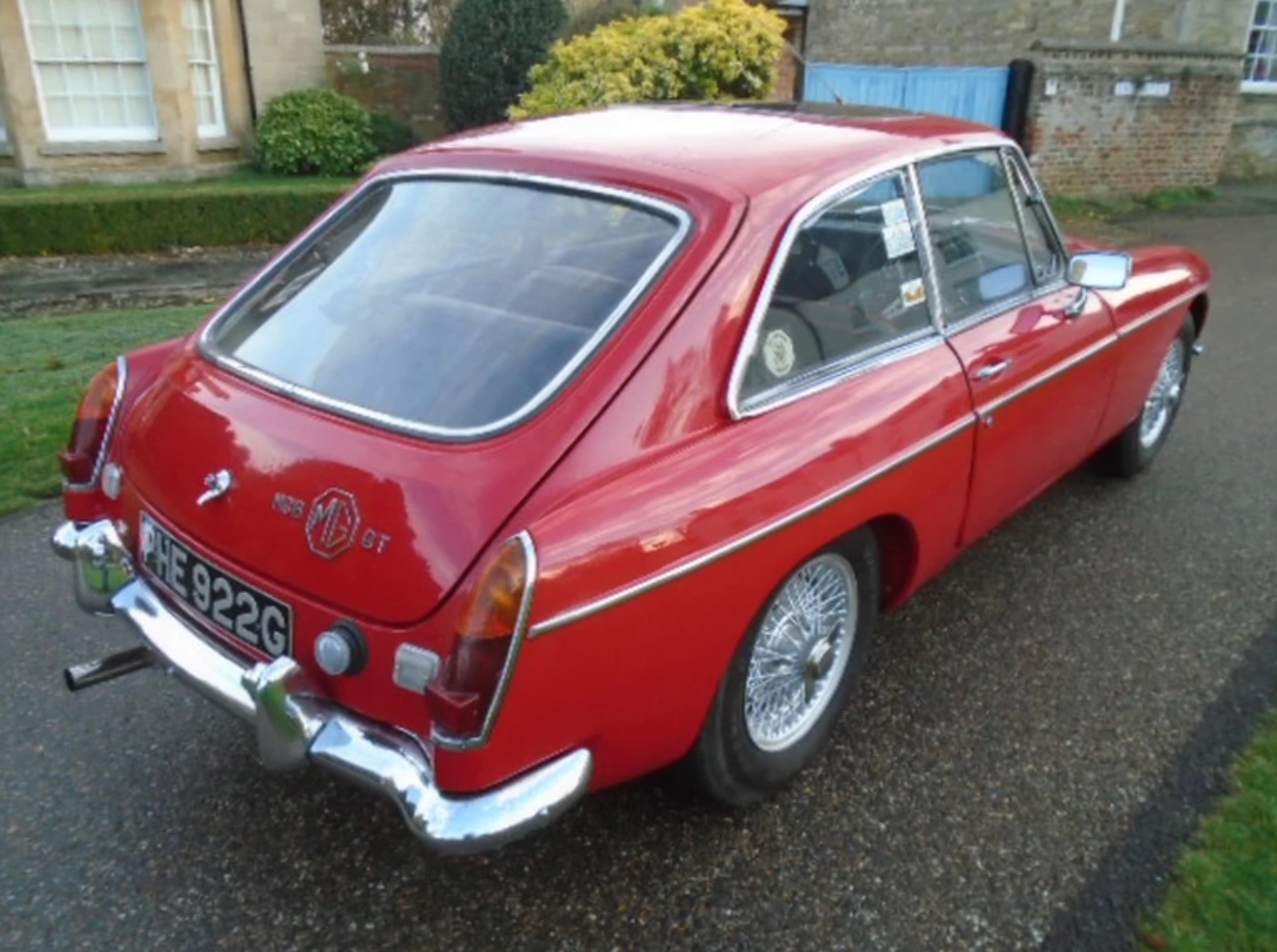 1968 MG B GT Chrome Bumper with Wire Wheels. - Image 6 of 6