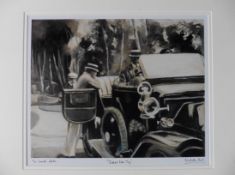 Signed limited edition print “Fathers new toy” by Natasha Pearl