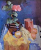 James Orr (Scottish Born 1931) Extensive Signed stilll life oil painting