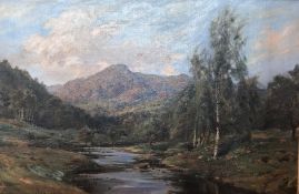 Robert Payton Reid signed oil on canvas "Ben Venue" Near Callander Scotland