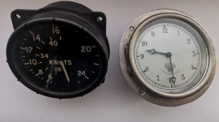 Early 20Th Century Smiths Car Clock And One Other