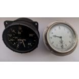 Early 20Th Century Smiths Car Clock And One Other