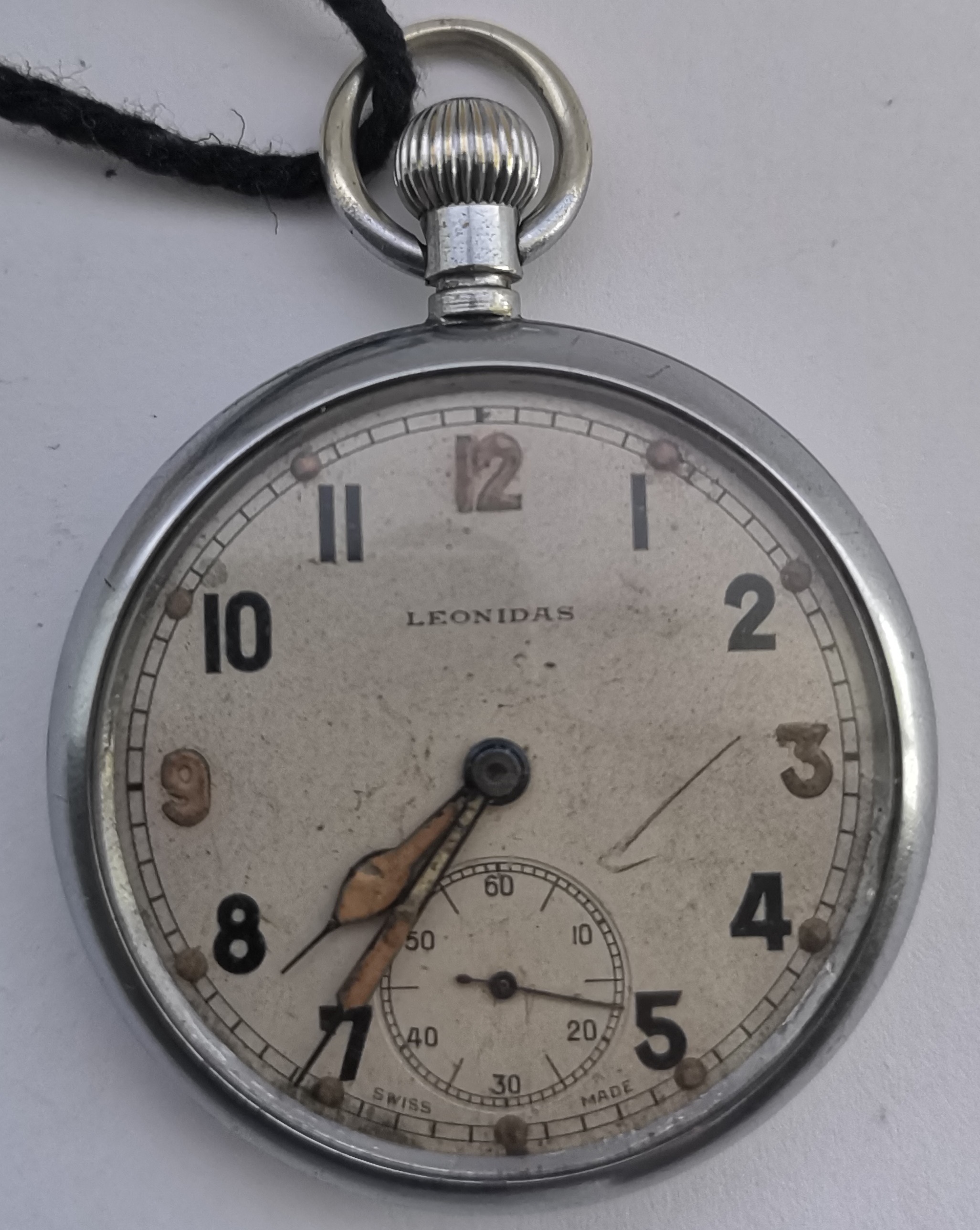 WW2 Leonidas Military Pocket Watch