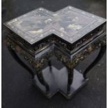 Hand Painted Late 19Th Century Art Nouveau Chinese Jardinere Stand
