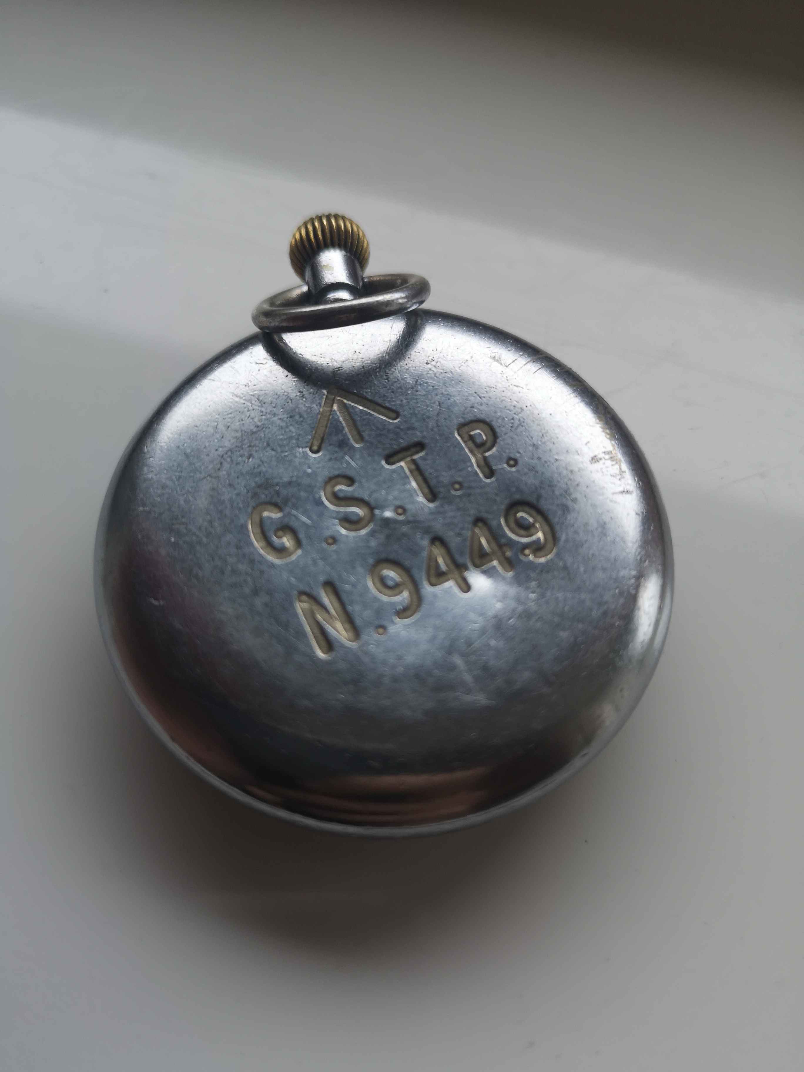 WW2 Leonidas Military Pocket Watch - Image 2 of 2