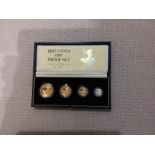 Britannia 1987 Gold 4 Coin Proof Set