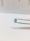 1.23ct brilliant cut diamond,natural untreated,H colour I2 clarity,nice cut