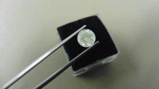 1.04ct Brilliant Cut Diamond, Enhanced stone. I colour, I2 clarity.