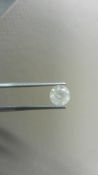 1.01ct Brilliant Cut Diamond, Enhanced stone.H colour, I2 clarity.