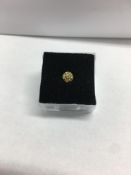 0.52ct fancy colour diamond,fancy yellow,si2 clarity,natural untreated