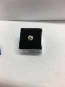 0.78ct fancy colour yellow/brown brilliant cut diamond,si2 clarity excellent proportions,natural