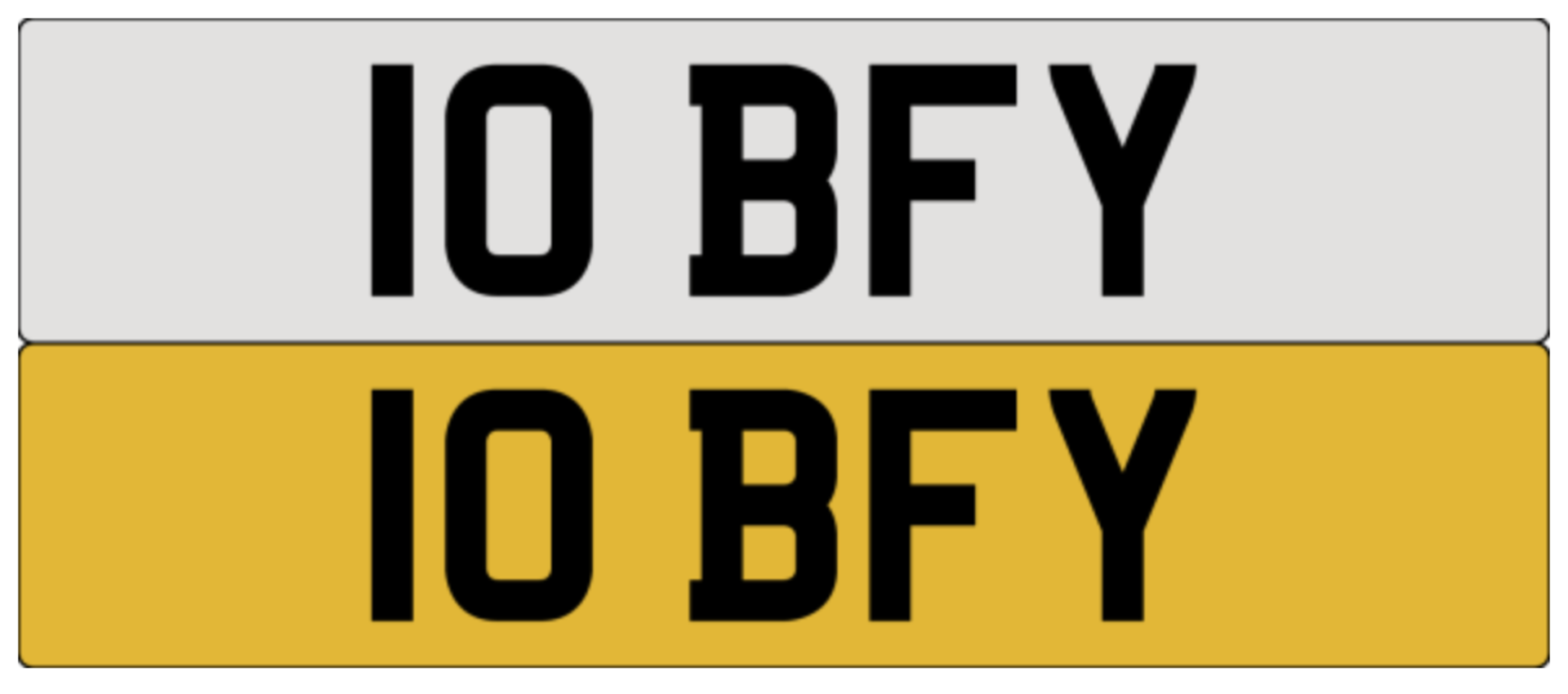 10 BFY on DVLA retention, ready to transfer