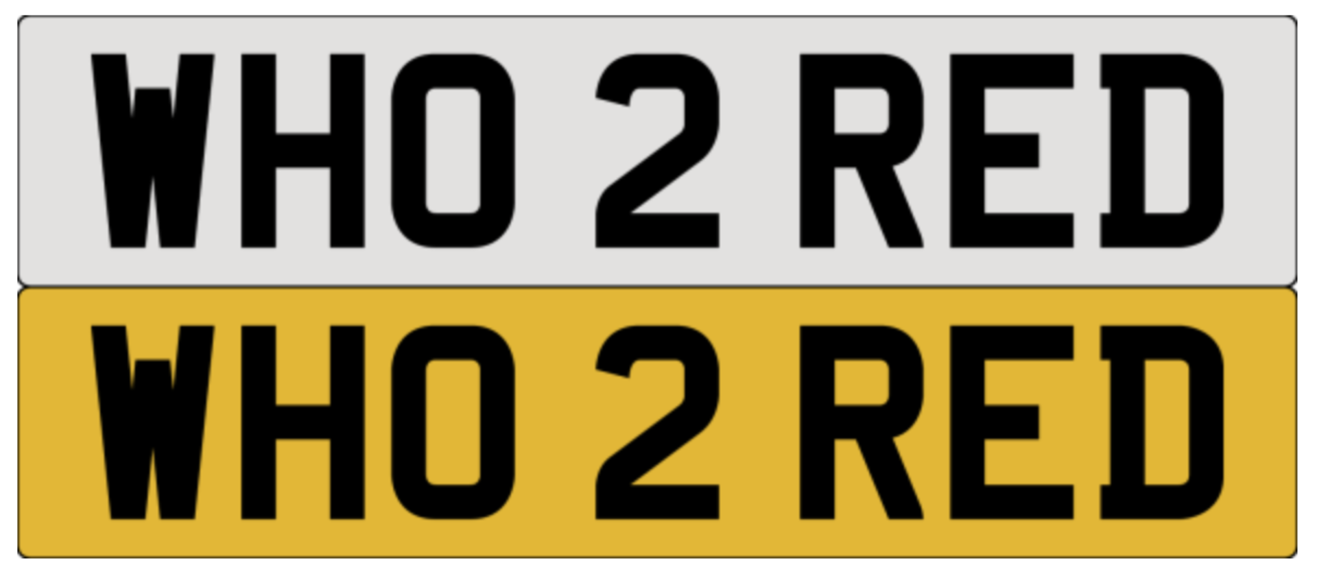 WHO 2 RED on DVLA retention, ready to transfer