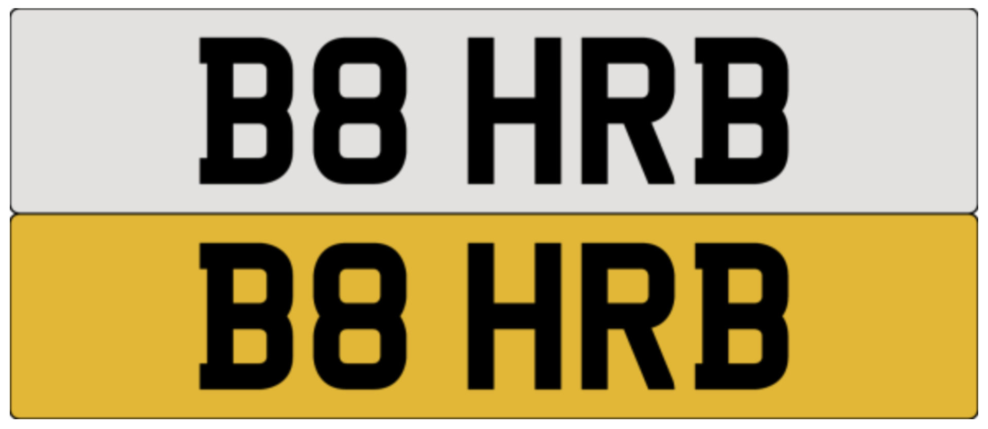 B8 HRB on DVLA retention, ready to transfer