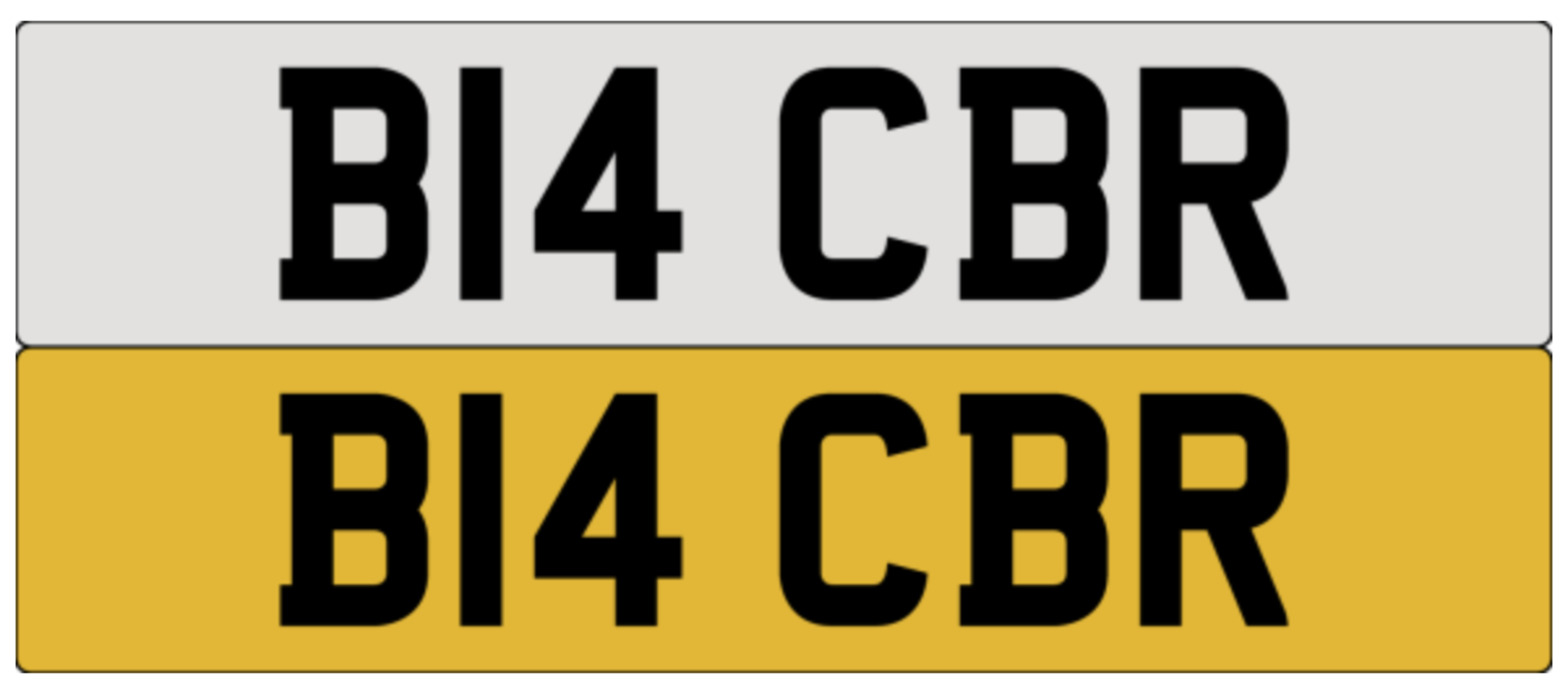 B14 CBR on DVLA retention, ready to transfer