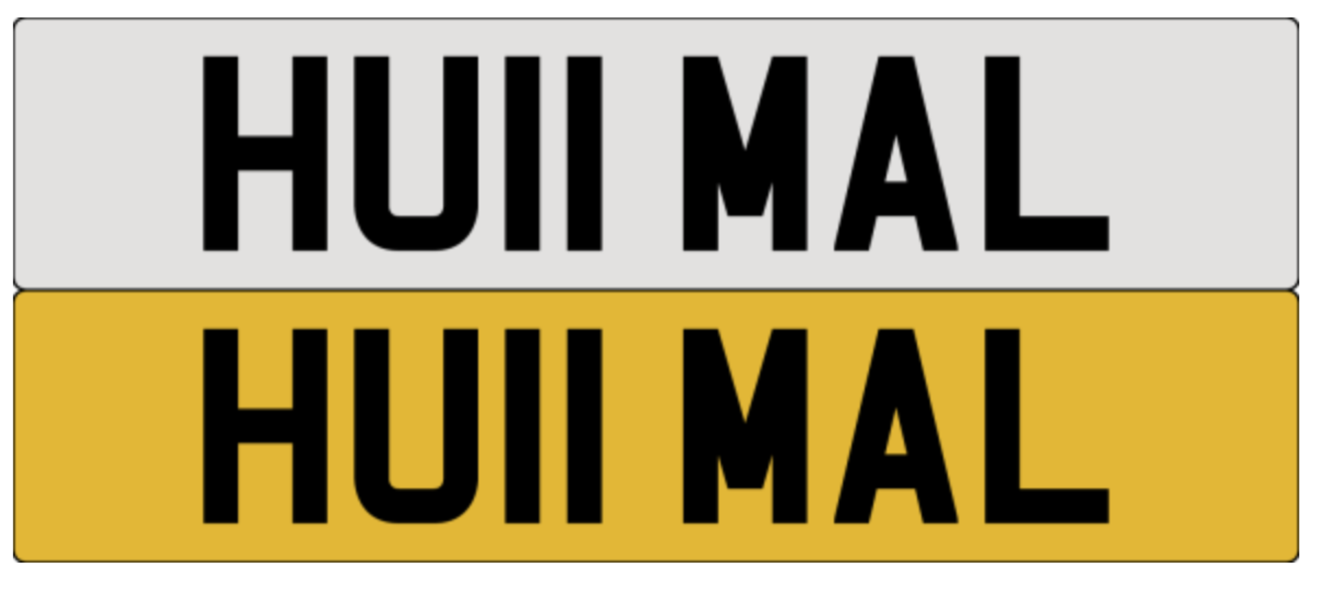 HU11 MAL on DVLA retention, ready to transfer