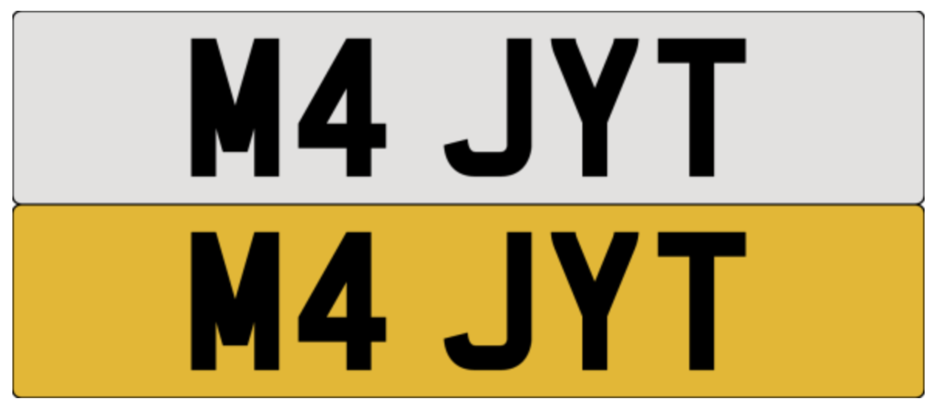 M4 JYT on DVLA retention, ready to transfer