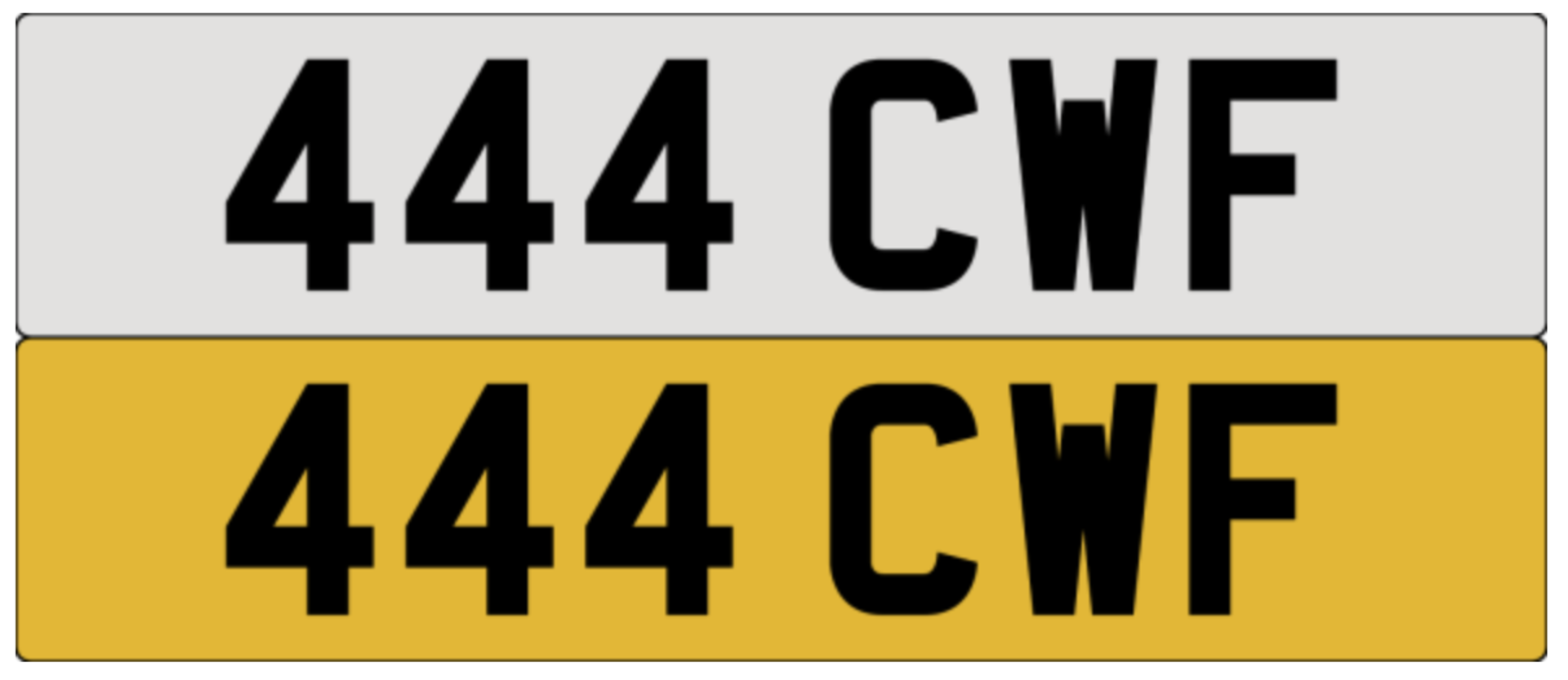 444 CWF on DVLA retention, ready to transfer