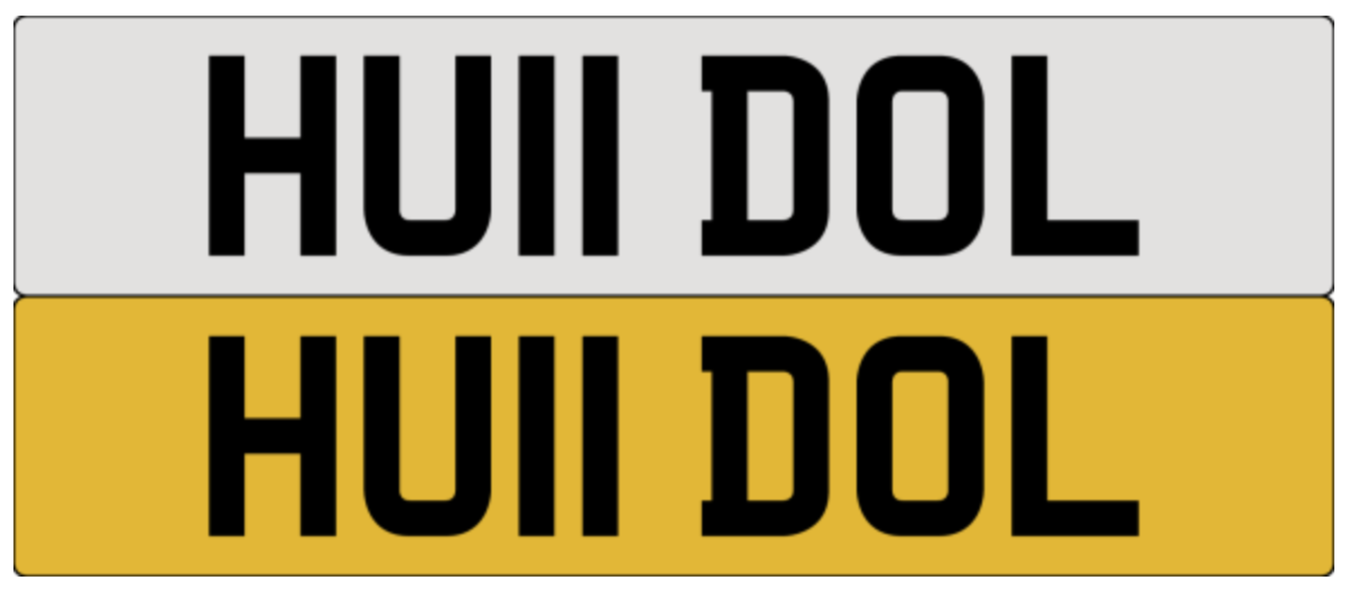 HU11 DOL on DVLA retention, ready to transfer