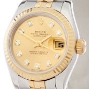 2006 Rolex Datejust 26 Stainless Steel & 18K Yellow Gold - 179173