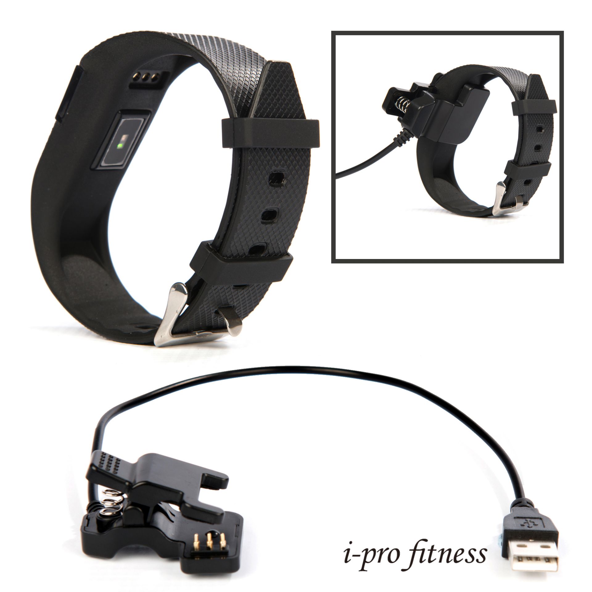 Fitness Tracker I-Pro Fitness, Bluetooth 4.0 Sports Smart Bracelet, Heart Rate Monitor, Pedometer. - Image 7 of 8