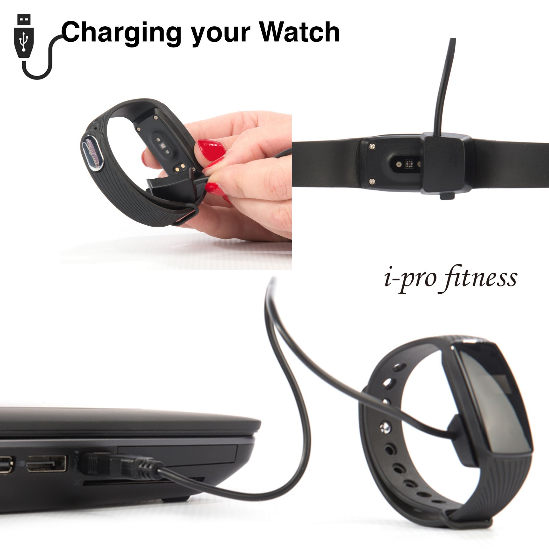 I-Pro Id107 Waterproof Fitness Tracker With Heart Rate Monitor, Sleep Tracker App And Calorie - Image 5 of 6