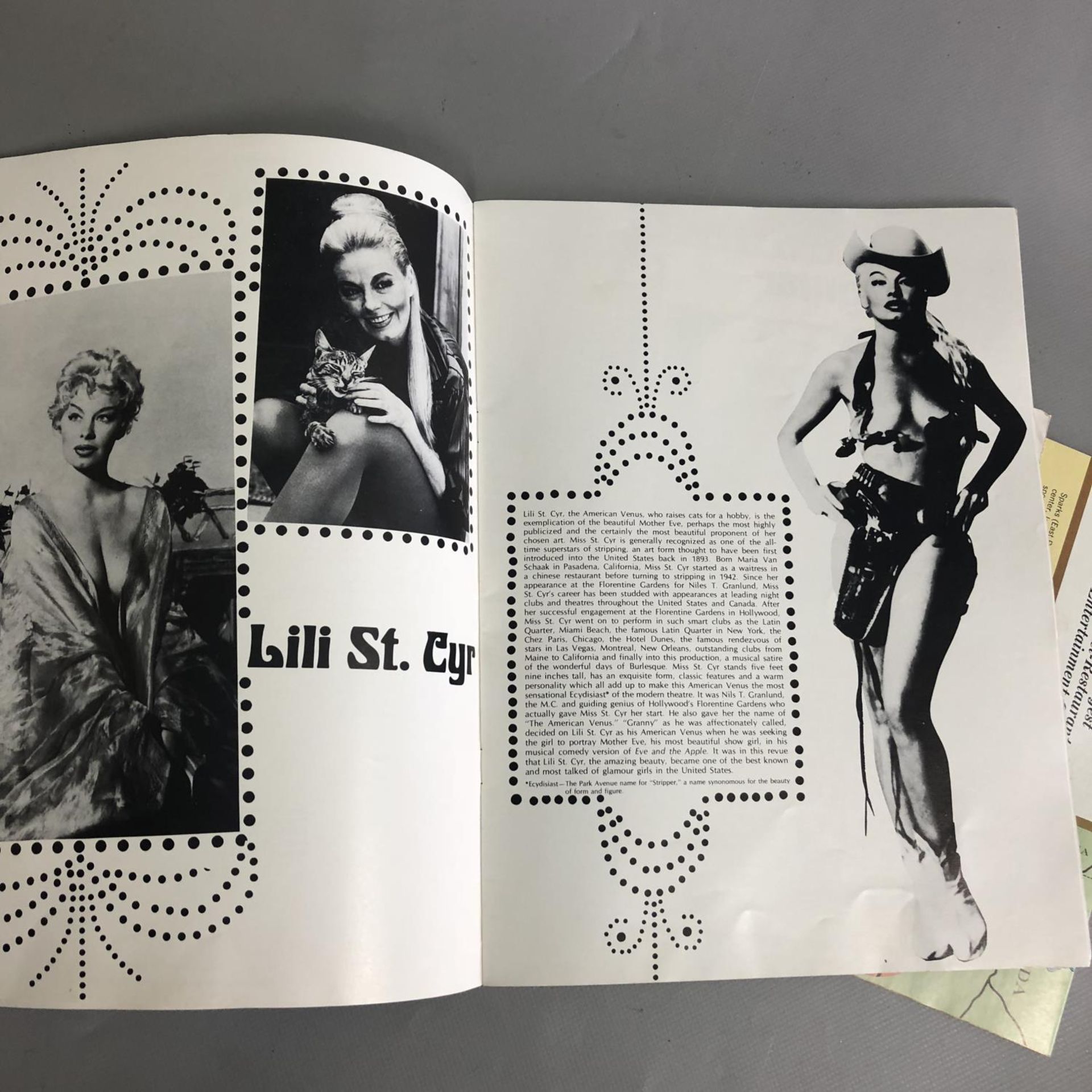 Vintage American Showgirl Programmes - Circa 1960s - Burlesque Dancers etc - Image 4 of 6