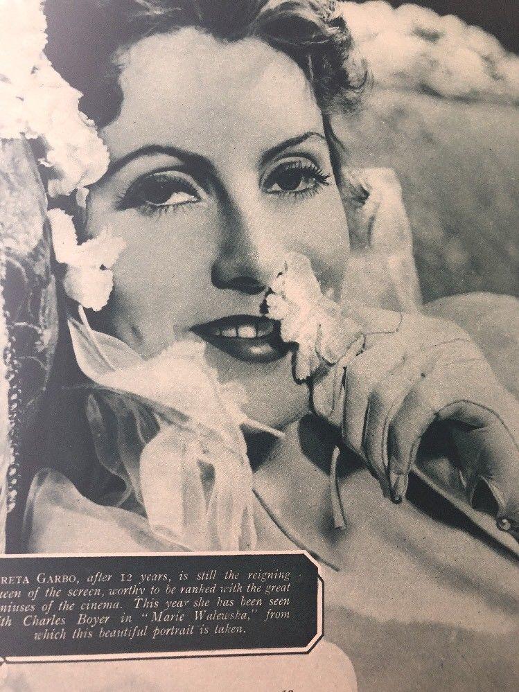 VINTAGE 1930s FILM PICTORIAL ANNUAL 1939 MOVIE HB BOOK Bette Davis Greta Garbo - Image 5 of 9