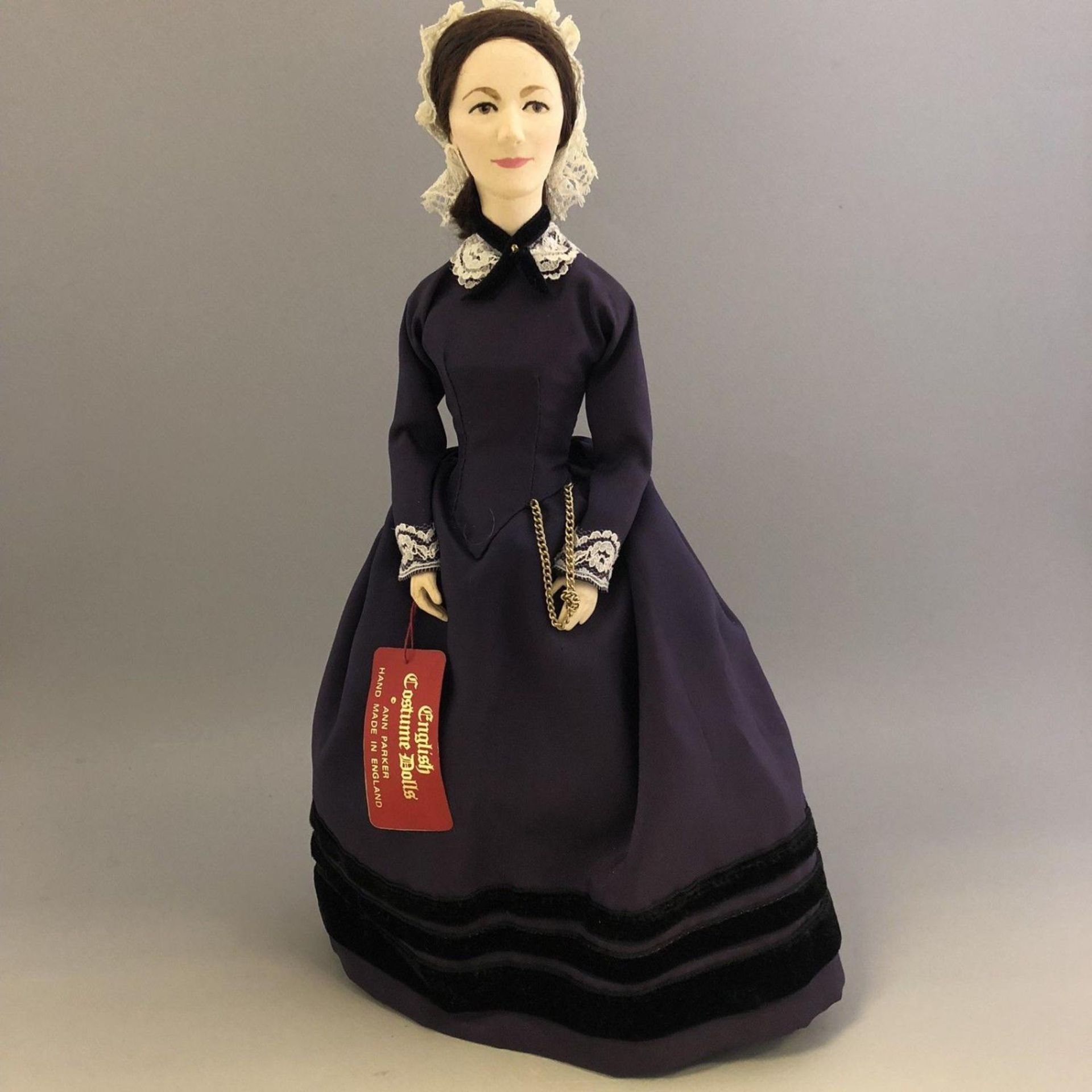 Collectable Vintage Ann Parker Doll Handmade Costume Doll Florence Nightingale