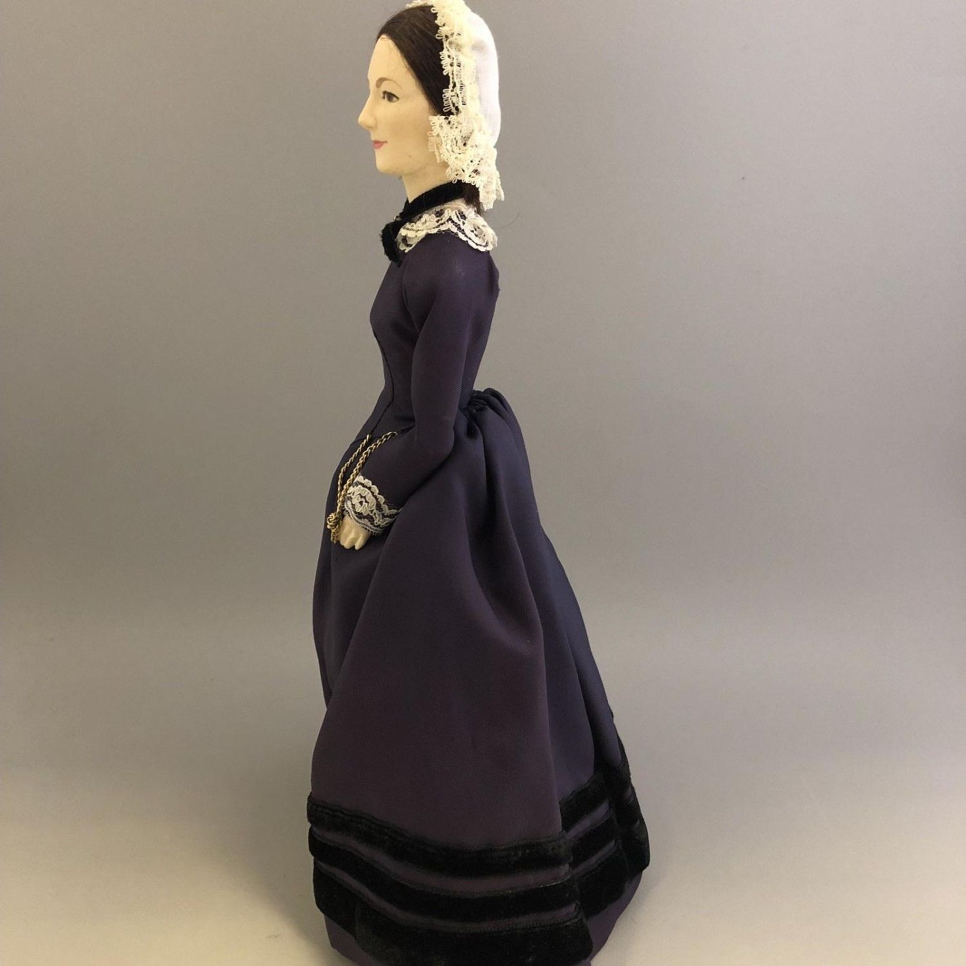 Collectable Vintage Ann Parker Doll Handmade Costume Doll Florence Nightingale - Image 5 of 9