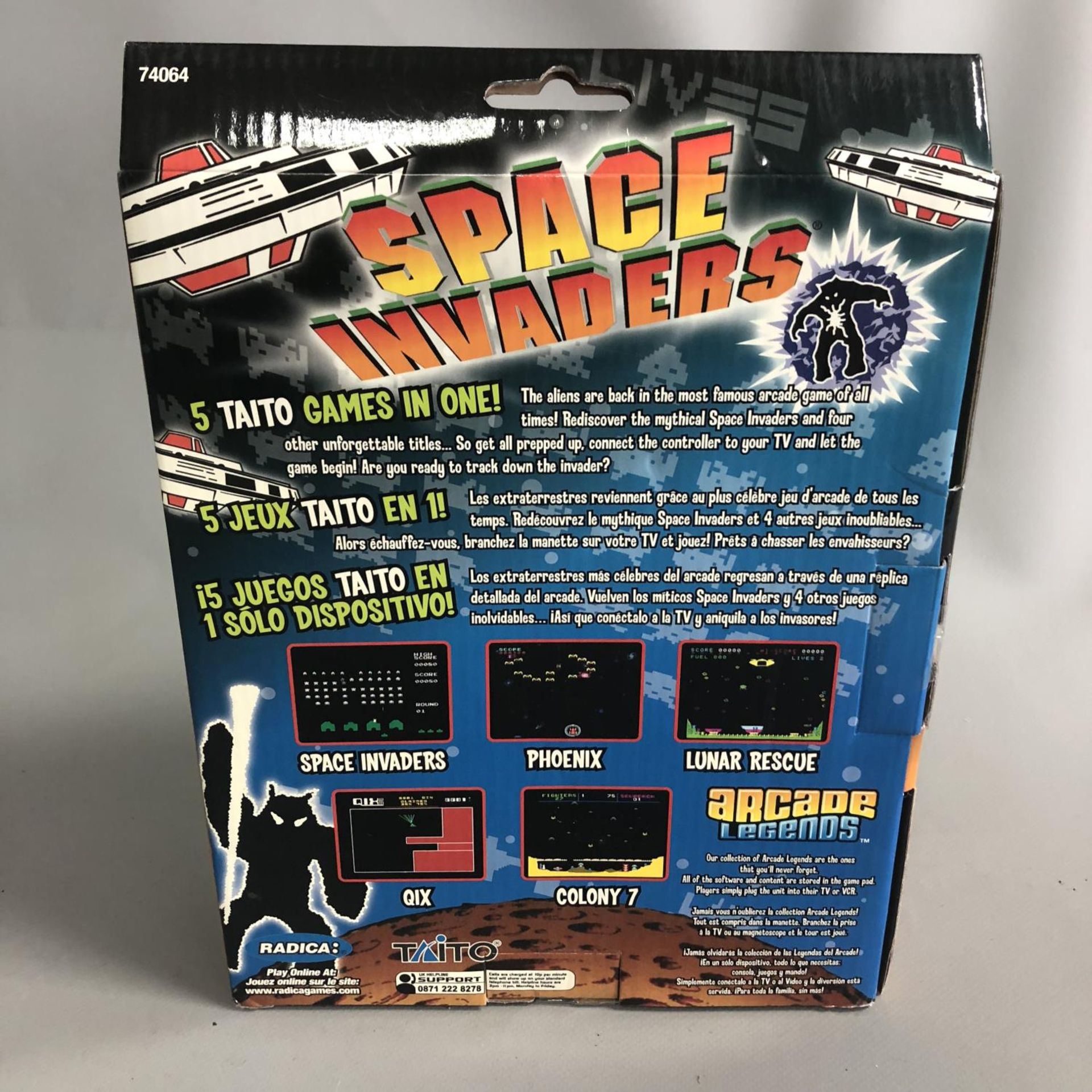 Retro Arcade Legends Plug and Play Space Invaders Game - in Unopened Packaging - Image 3 of 5