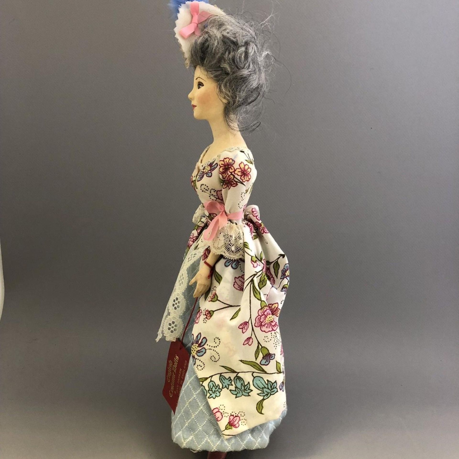 Collectable Vintage Ann Parker Doll Handmade English Costume Doll Georgian Lady 1775 - Image 3 of 10