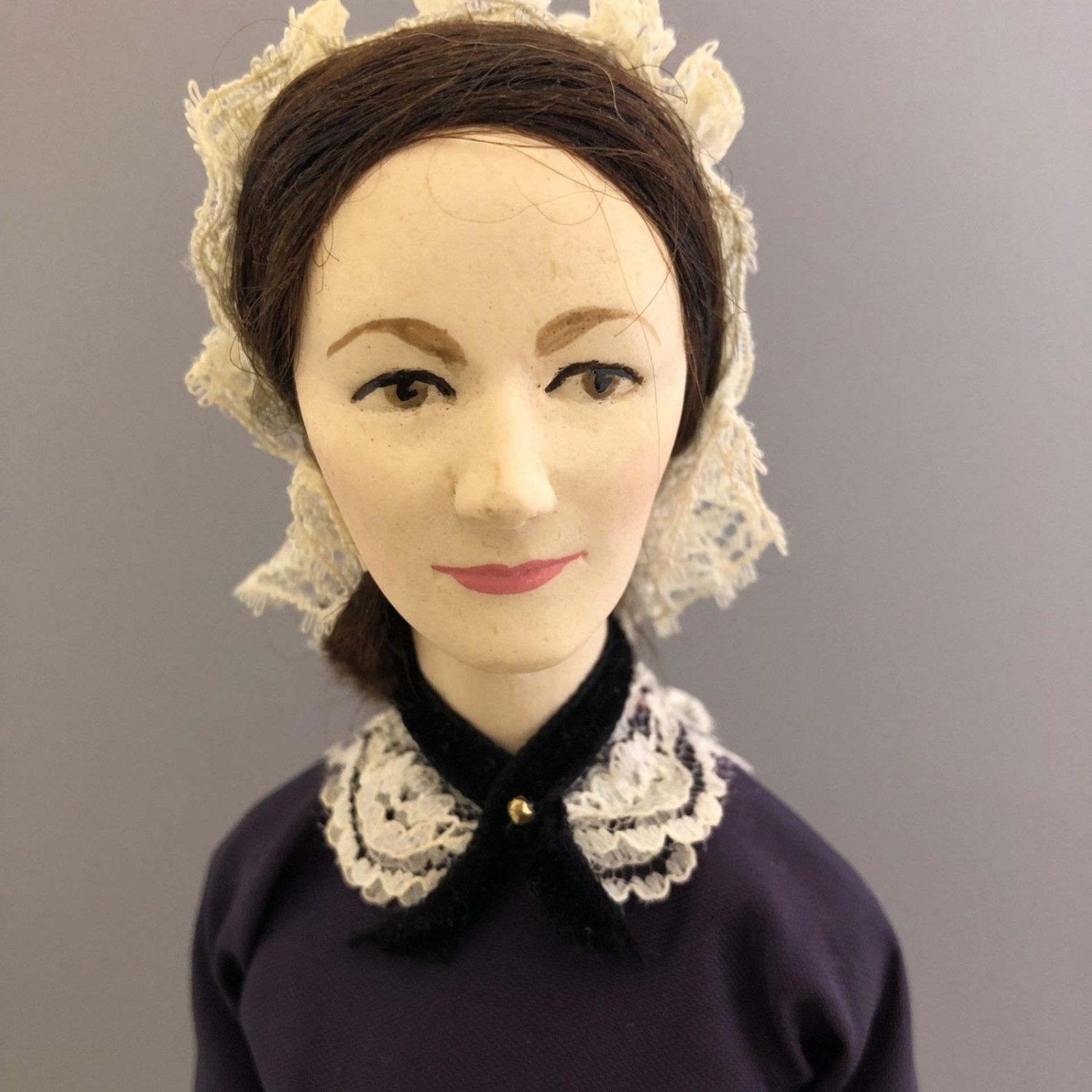 Collectable Vintage Ann Parker Doll Handmade Costume Doll Florence Nightingale - Image 2 of 9