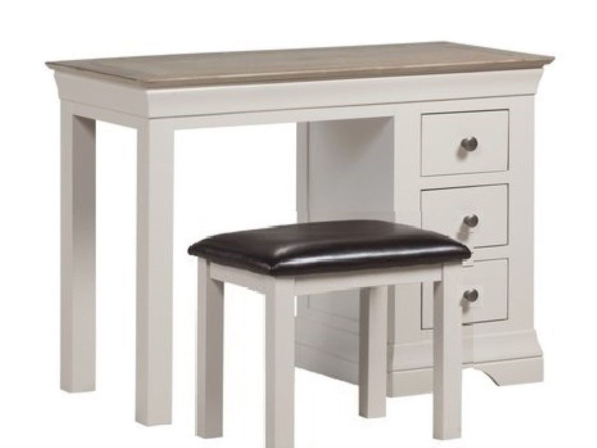 4x Single Pedestal Dressing Table and stool