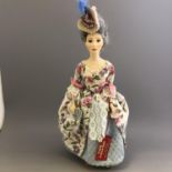 Collectable Vintage Ann Parker Doll Handmade English Costume Doll Georgian Lady 1775