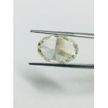 7.06ct Oval cut Loose diamond