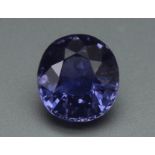 1.08 Ct Bluish-Violet Sapphire (Color change)