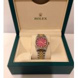 Rolex Datejust, Red Diamond Dial