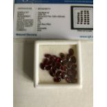 7 Pieces Of Brown Natural Garnets