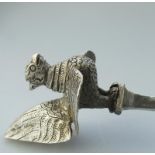 Aztec Asia Ancient Antique Solid Silver unique rare novelty Spoon Mould