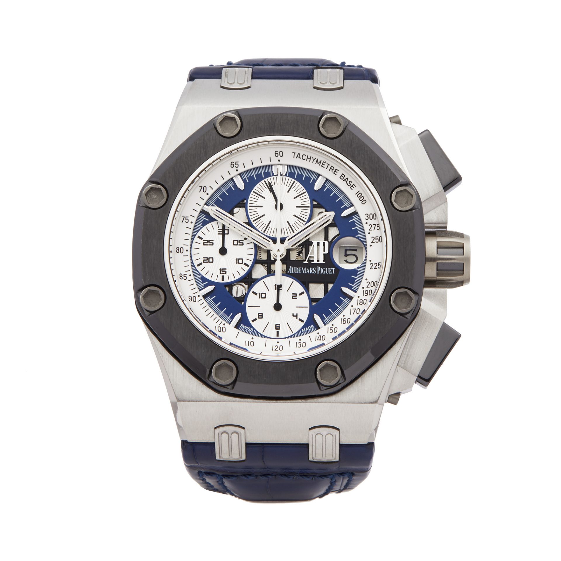 2007 Audemars Piguet Royal Oak Offshore Rubens Barrichello II Platinum - 26078PO.OO.D018CR.01 - Image 7 of 7