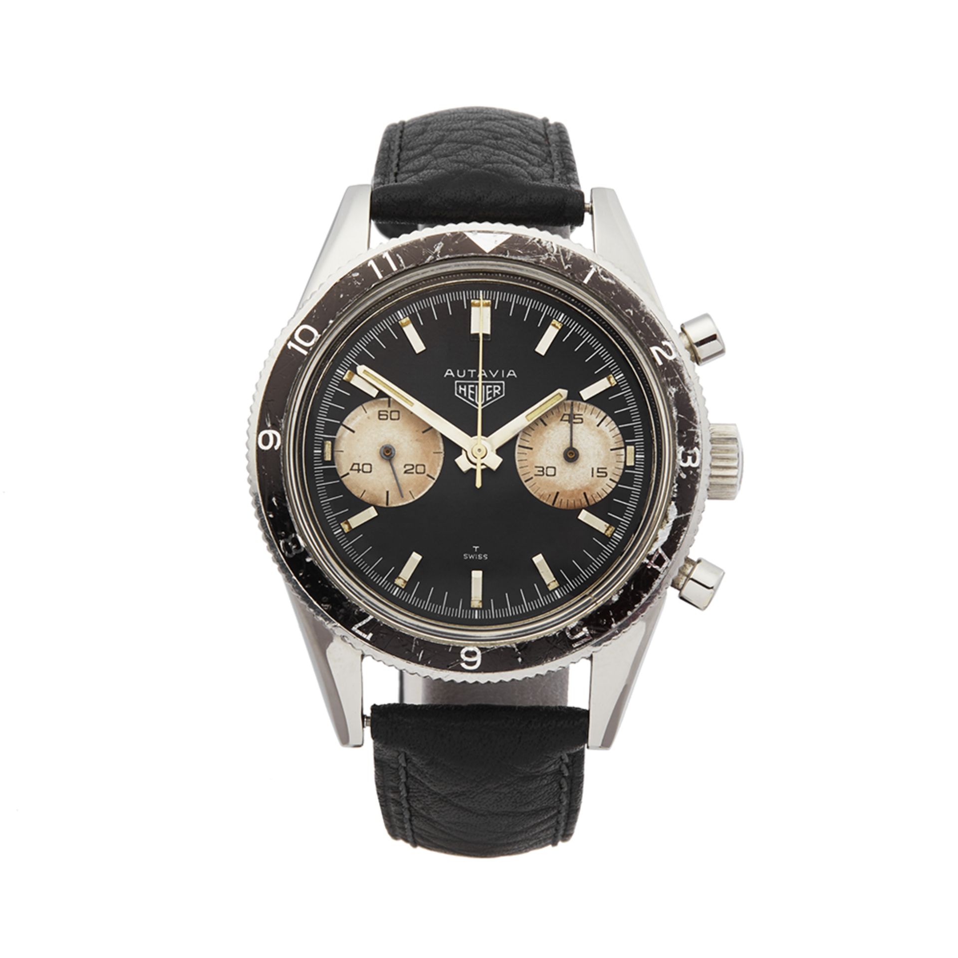 1968 Heuer Autavia Stainless Steel - 3646 - Image 11 of 11