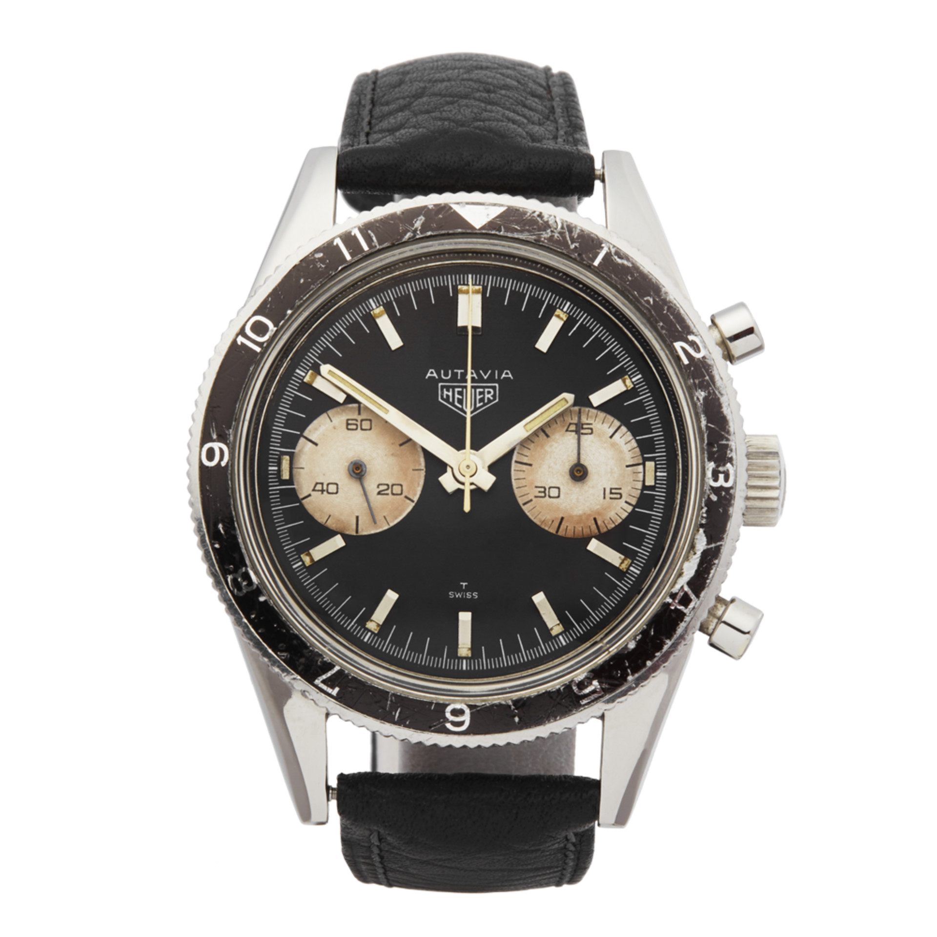 1968 Heuer Autavia Stainless Steel - 3646 - Image 2 of 11