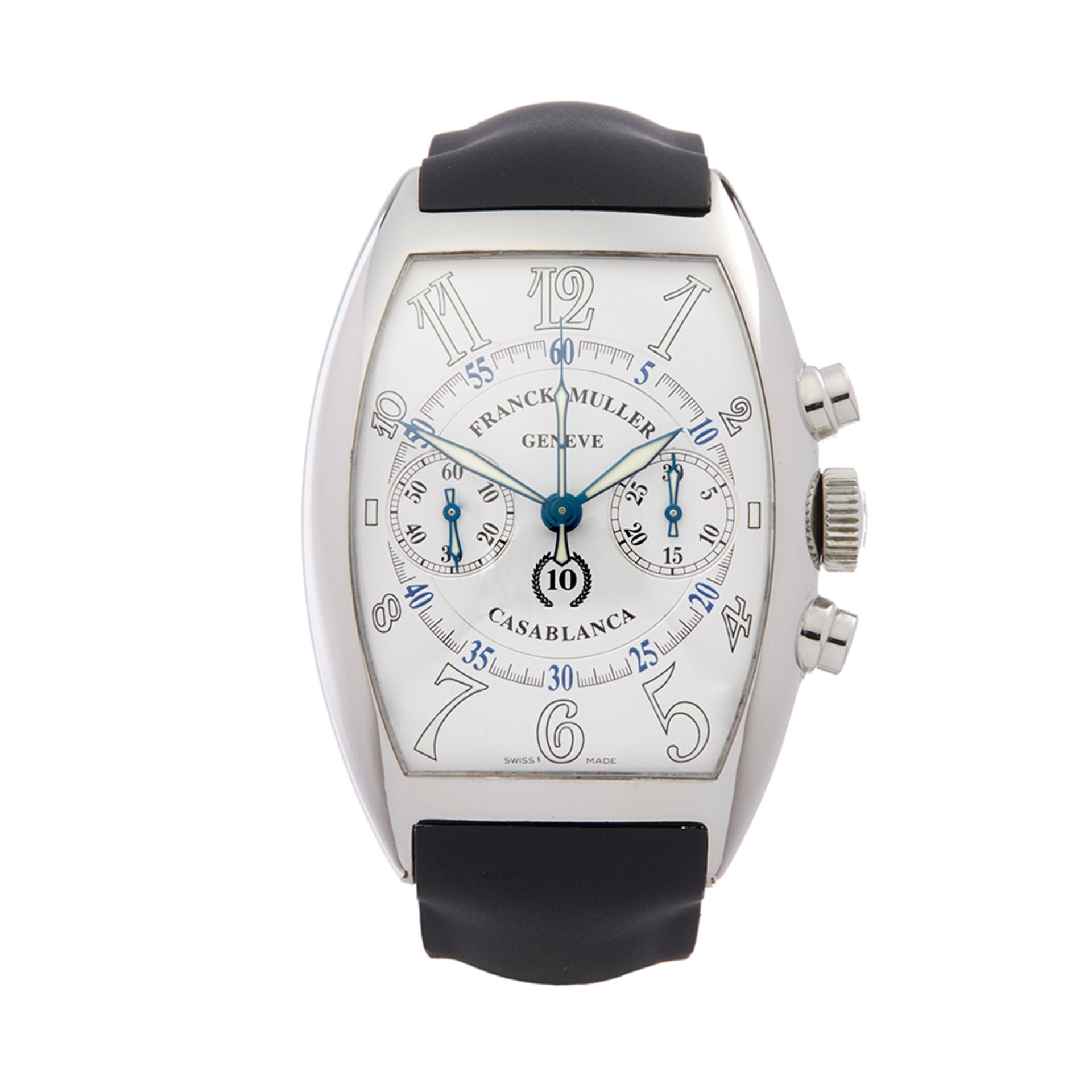 2000 Franck Muller Casablanca 10th Anniversary Chronograph Stainless Steel - 8880.C.C - Image 7 of 7