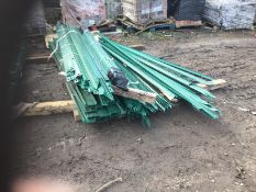 Mixed lot of new green palisade - No VAT on hammer