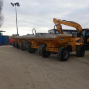 1x 2013 6 Tonne Thwaites Swivel Dumper